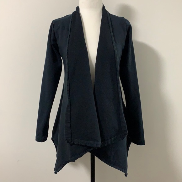 Mama B Structured Cotton Waterfall Blazer - Picture 1 of 13